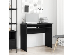 Vidaxl Mesa Em Carvalho Preto, 90x50x74 Cm, Madeira Engenheirada