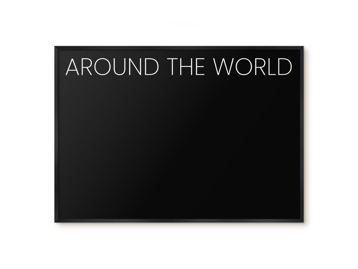 Magnetic Board For Wall Around The World For The Bedroom Espelharte (100x70 Cm)