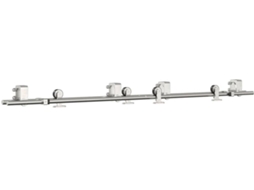 Sliding Door Hardware Kit, Sliding Door Hardware Kits Vidaxl (183 Cm)