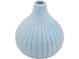 Vaso De Cerámica Moderno Simple Para Decoración De Hogar Mesa Comedor Aire Limpio Azul Pequeño