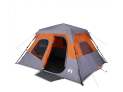 Family Tent, Family Tents Vidaxl Laranja Poliéster (n/a)