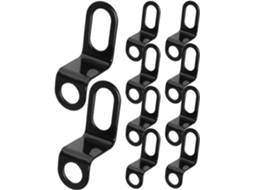 Conjunto De 10 Suportes Universais De Metal Para Montagem De Piscas De Motocicleta.