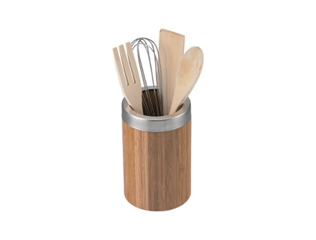Lata BALVI Bambu com Utensilios Cozinha