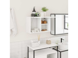 Vidaxl Armário Parede P/ Casa Banho 60x25x40 Cm Deriv. Madeira Branco