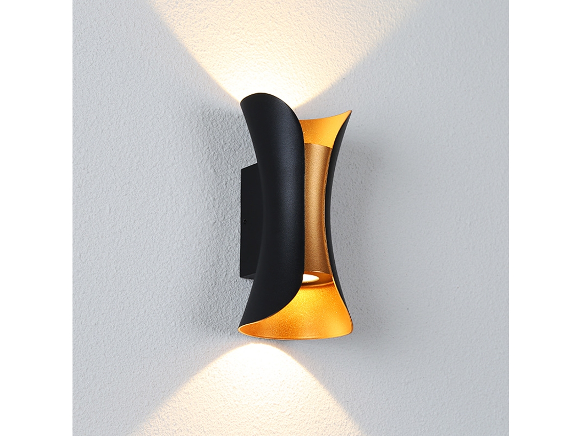 Luminária Parede Led Exterior Ip65 Com Luz Para Cima E Para Baixo