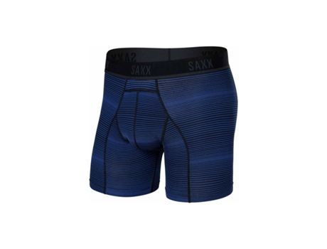 Boxers de Homem SAXX Compressão Ligeira Kinetic Azul (XL)