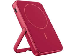 PowerBank FRESH 'N REBEL Magnético Wireless 5000mAh (Vermelho)