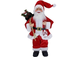 Adorno de Papai Noel 30cm em Pé Nova Line Decoração Natal