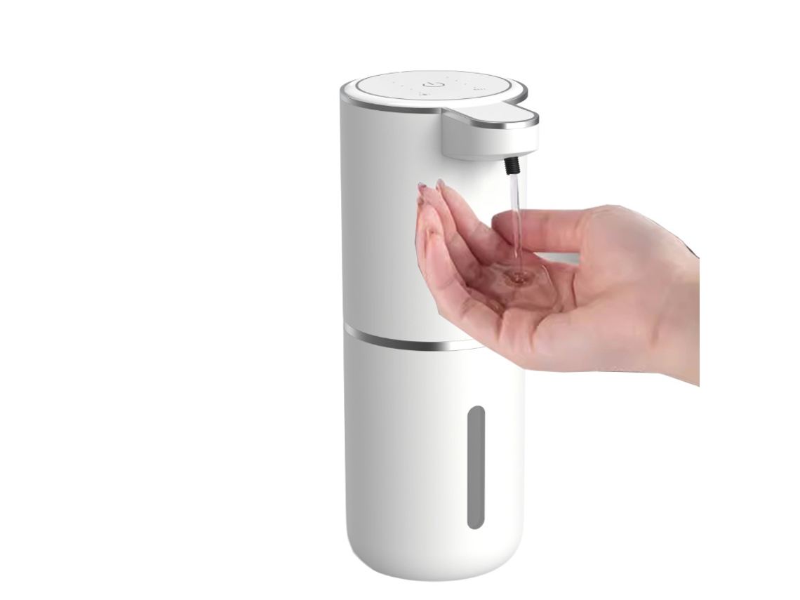 Distributeur De Savon Automatique 400ml Distributeur De Savon Automatique Sans Contato Rechargeable Usb Pour Salle De Bain Cuisine Bureau Zeuxo