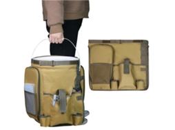 Organizador de Balde para Camping e Pesca Grande Capacidade
