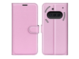Capa De Celular De Couro Com Flip Horizontal E Textura De Lichia Com Suporte
