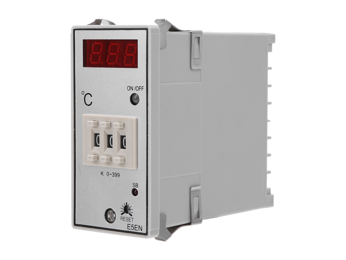 Controlador De Temperatura Digital Berm E5en A3rpk Termostato Tipo K 0-399°c 220vac