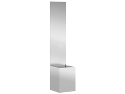 Conjunto 1 Tela De Jardim Vidaxl Prateado Aço (32 X 32 X 150 Cm)