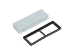 Kit de pedra de afiar facas Whstone com base de borracha para cozinha.