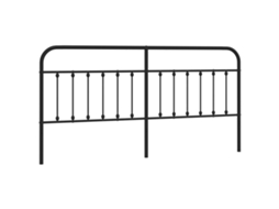 Headboard, Headboards Vidaxl Preto Aço (200 Cm)
