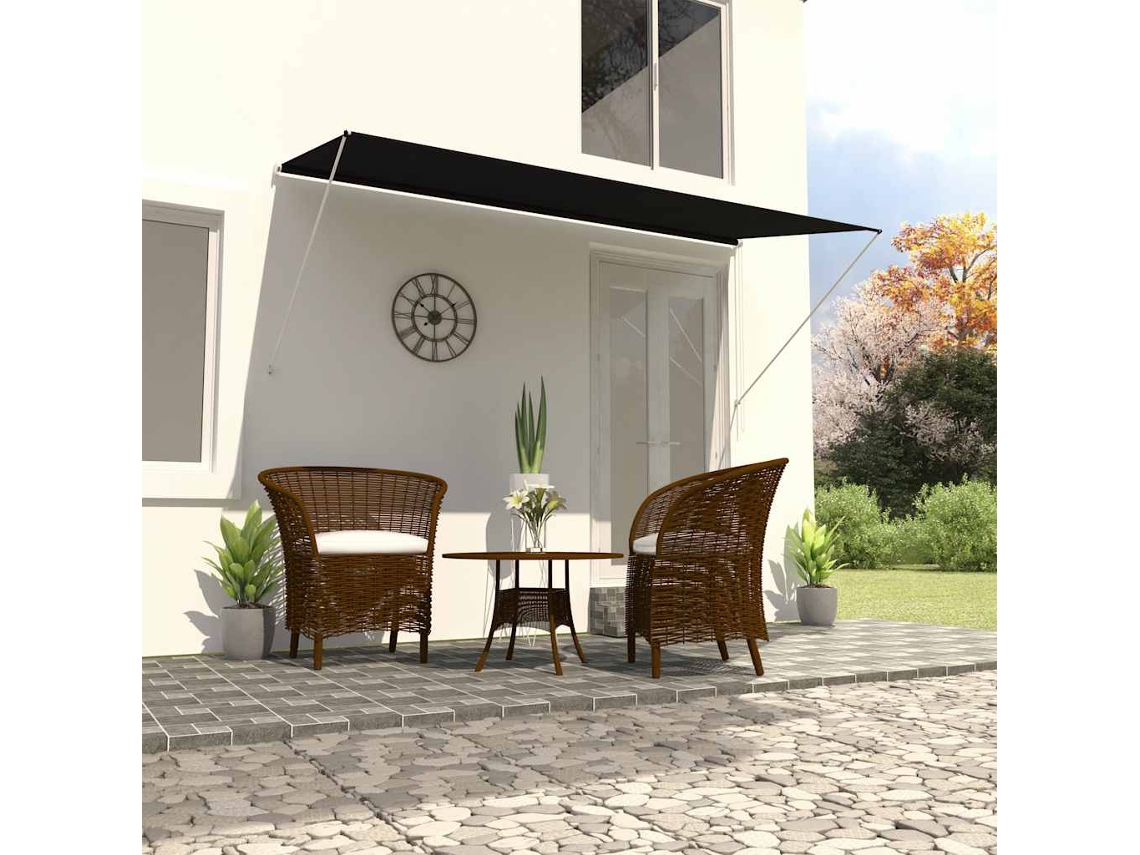 Vidaxl Toldo Retrátil 300x150 Cm Antracite