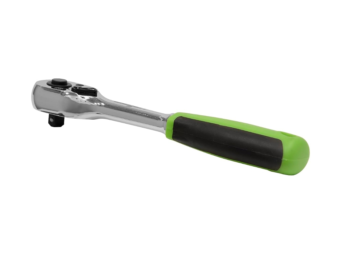 Chave De Catraca S01200 Com Encaixe Quadrado De 1/4" E Cabeça Em Formato De Pera Invertida.