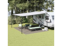 Vidaxl Tapete Para Barraca Cinzento-claro 500 X 400 Cm Polietileno
