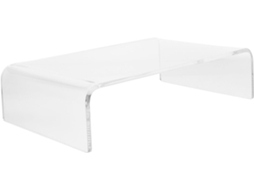 Suporte Elevado para Monitores de Computador Pequenos em Acrílico Transparente, Plataforma Estável. SFUSHOS
