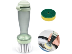 Escova de Lavar Louça Verde com Dispensador de Sabão, Zqkla AQUAFORGE