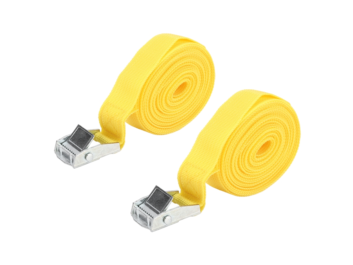 Cinta De Amarração 25 Mm Com Fivela Liga Zinco Para Transporte Bagagem E Carga Diversa, 3 M/ 9, 8 Pés
