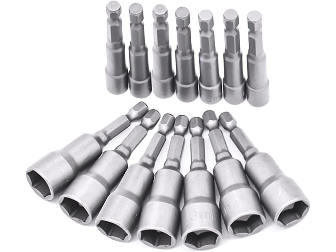 Suporte Para Chave De Fenda 6 A 19 Mm - Adaptador Bits, Sextavado Furadeira Manual, Porca D -aquaforge