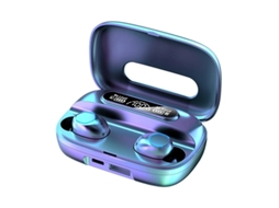 Auriculares Sem Fio Controle Toque Design Dágua Som Bestvite Bluetooth Com Cancelamento De Ruído Preto
