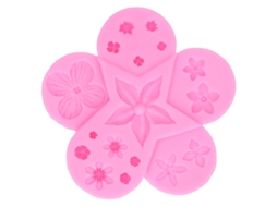 Molde De Silicone Para Chocolate E Bolo De Massa De Açúcar Em Forma De Flor E Folha Ferramenta De Bolo Ideal Other