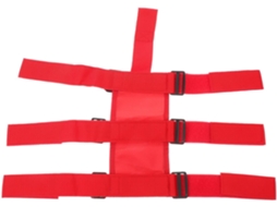 Cinta De Fixação E Compatibilidade Em Nylon Vermelho Para Suporte De Extintor De Incêndio