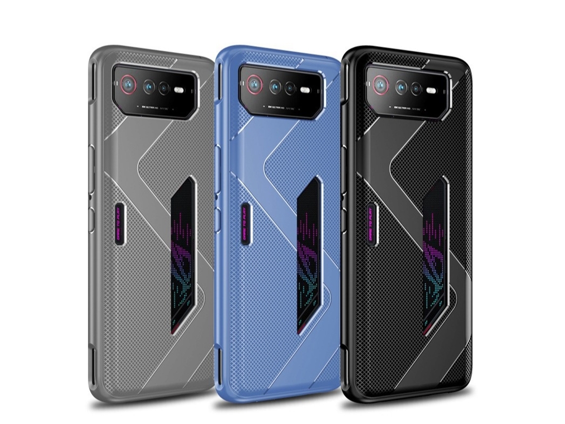 Lurelia Capa De Silicone Para Asus Rog Phone 2 Com Efeito Sombra, Azul