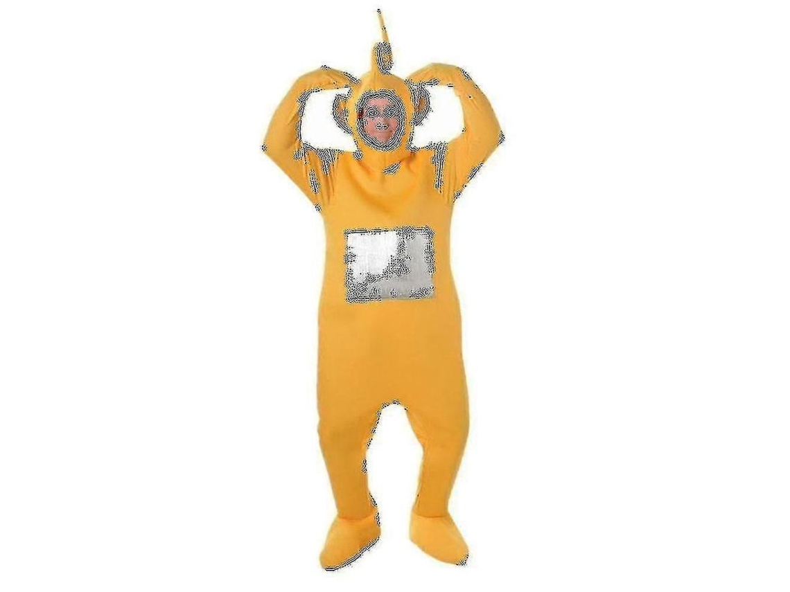Trajes De Teletubbies Para Adultos Unissex Em 4 Cores, Cosplay Confortável Para Halloween E Festas Amarelo