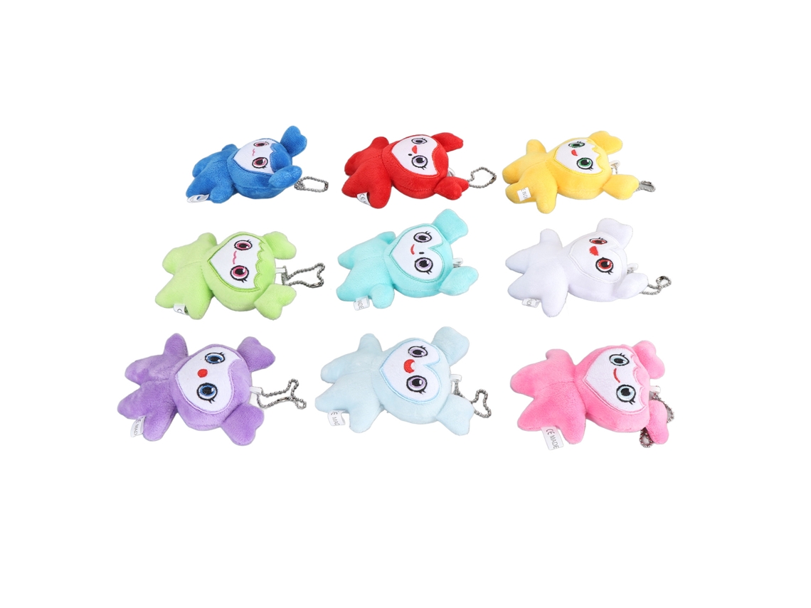 Primerox 9 Bonecas de Pelúcia de Ídolo Coreano Conjunto Adorável Expressões Algodão Pp Macio