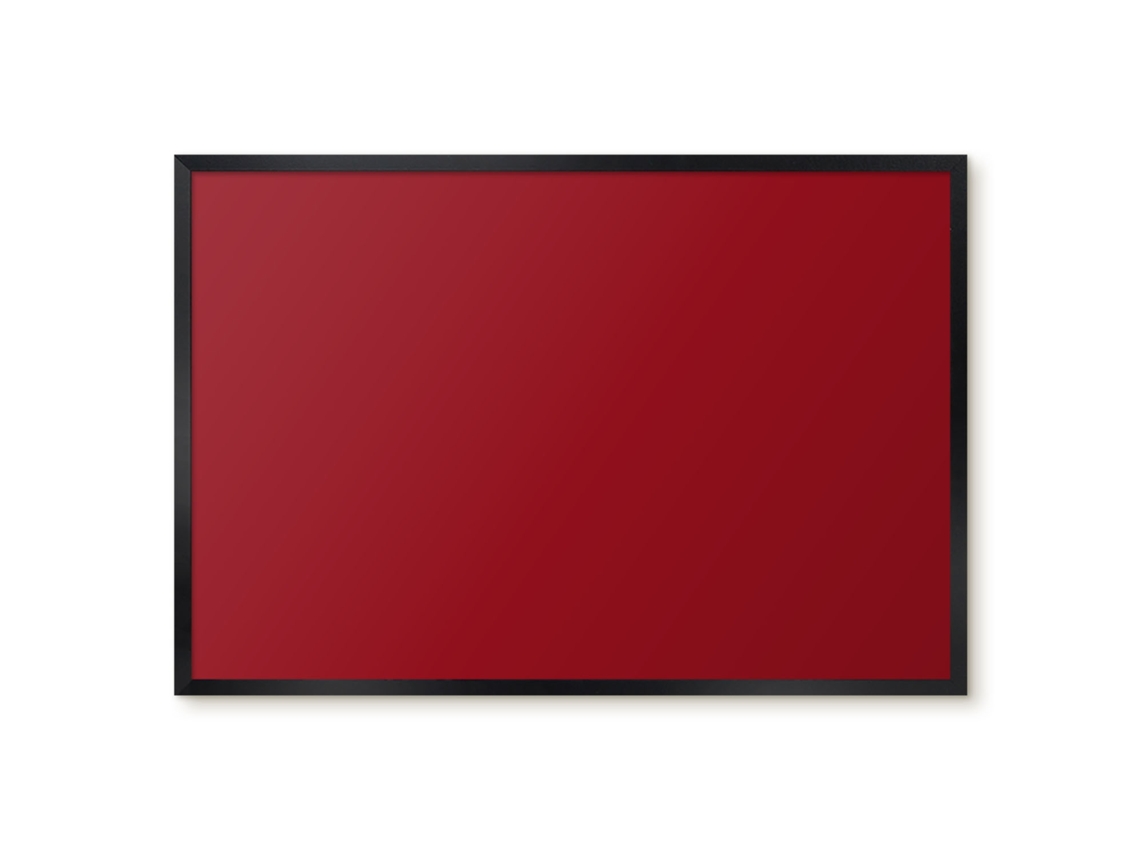 Magnetic Wall Board Vivid Burgundy For The Office Espelharte (60x40 Cm)