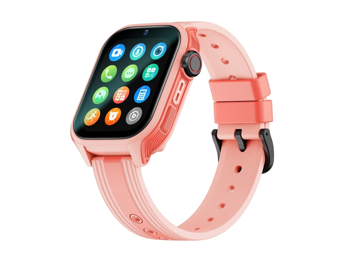 (Rosa) Smartwatch esportivo infantil de 1,81 polegadas com classificação de resistência à água IPX7