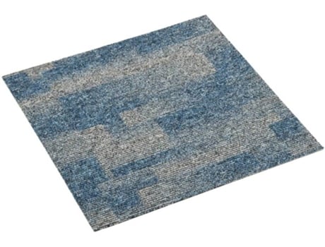 Ladrilhos de Carpete  Claro (Azul - 50x50 cm - Tecido)