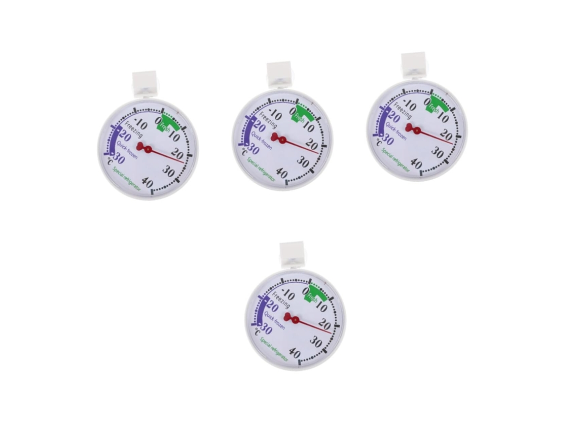 Conjunto De 4 Termômetros Para Geladeira Freezer Amosfun, Termômetro Para Freezer, Termostato Para Geladeira, Regulador