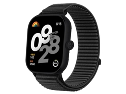 Bracelete Para Xiaomi Band 9 Pro / 8 Pro - Nylon Trançado - Fecho De Velcro Preta