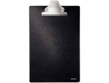 Pasta com Mola Resistente em Plástico, A4, Capacidade para 200 Folhas, Preto