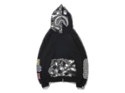 2026 sudadera com Capuz de Camuflagem Solta e Zíper para Menino
