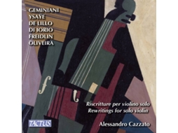 CD Cazzato,Alessandro - Rewritings for Solo Violin (1CD)