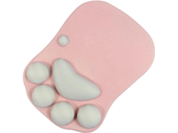 Mousepad Para Jogos Com Apoio De Pulso Em Gel Brilvibera (rosa)