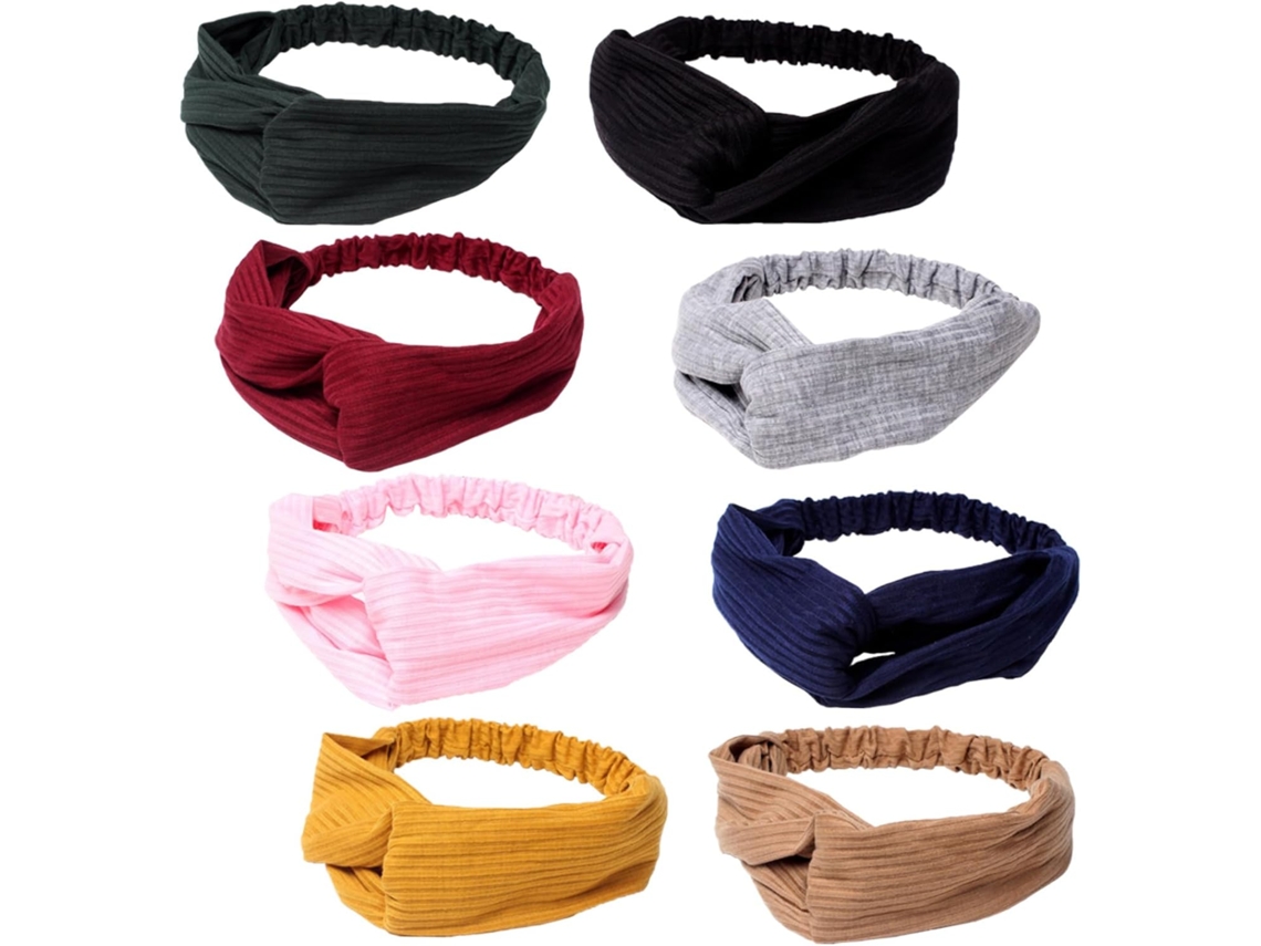 Conjunto de 8 Elásticos de Cabelo Esportivos SFUSHOS