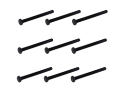 Protetores externos para cabeçote sextavado M6 x 65 mm em aço carbono cinza