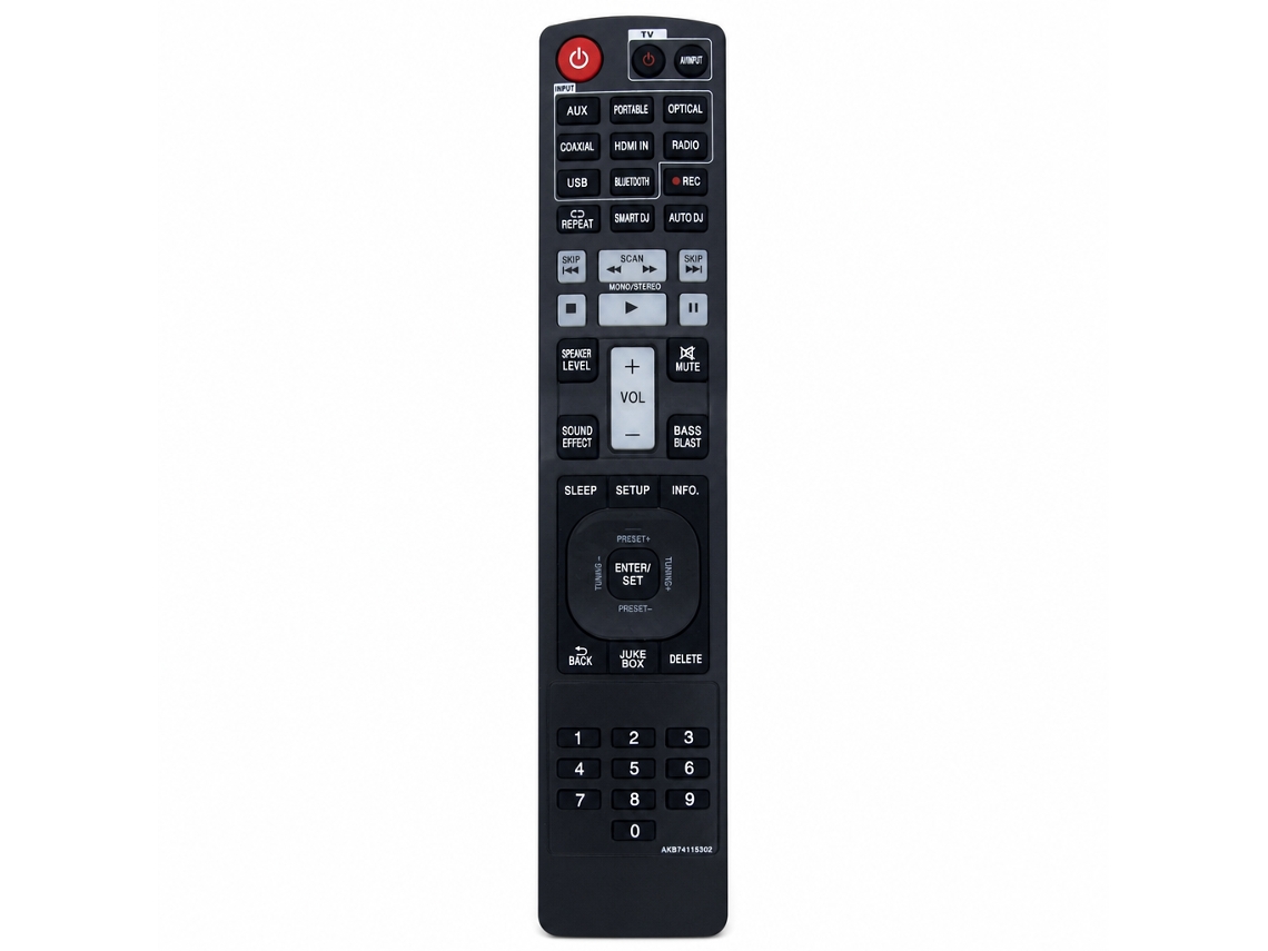 Comando À Distância Compatível Com Lg Akb74115302 Para Sistema De Áudio_zhd