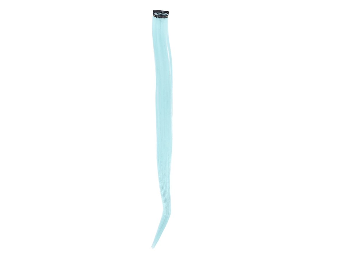 2026 extensiones de Cabelo Clip on Cor Ciano para Festa, 55cm, Fáceis de Usar, Perfeitas para Cosplay e Eventos