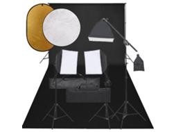 Photo Studio Kit, Photo Studio Kits Vidaxl Preto Alumínio (n/a)