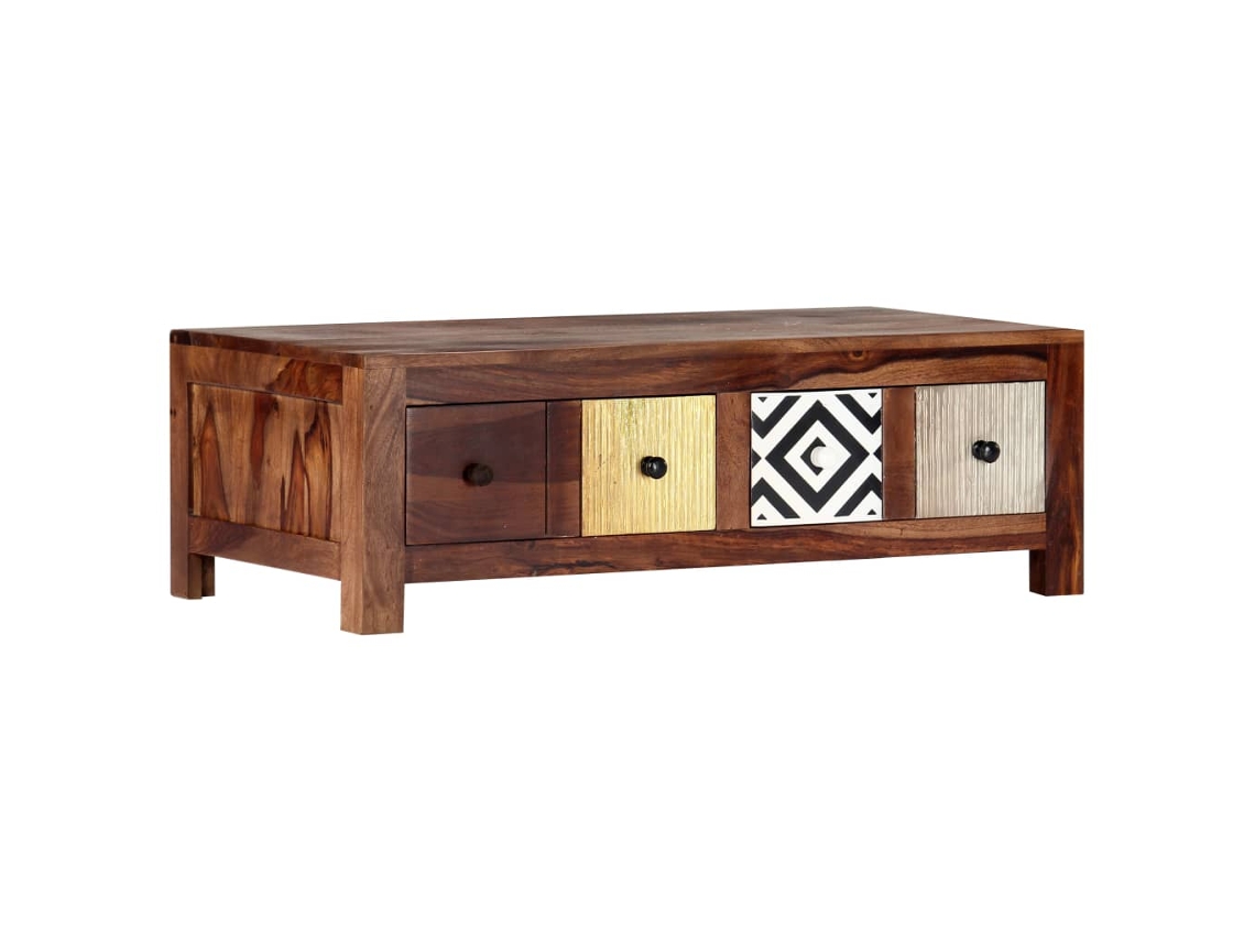Vidaxl Mesa De Centro 90x50x30 Cm Madeira De Acácia Maciça