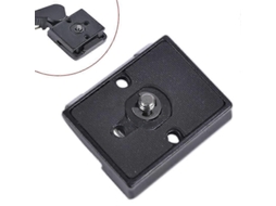 1 peça de placa de liberação rápida para montagem de câmera 1,5x2 para Slowmoose