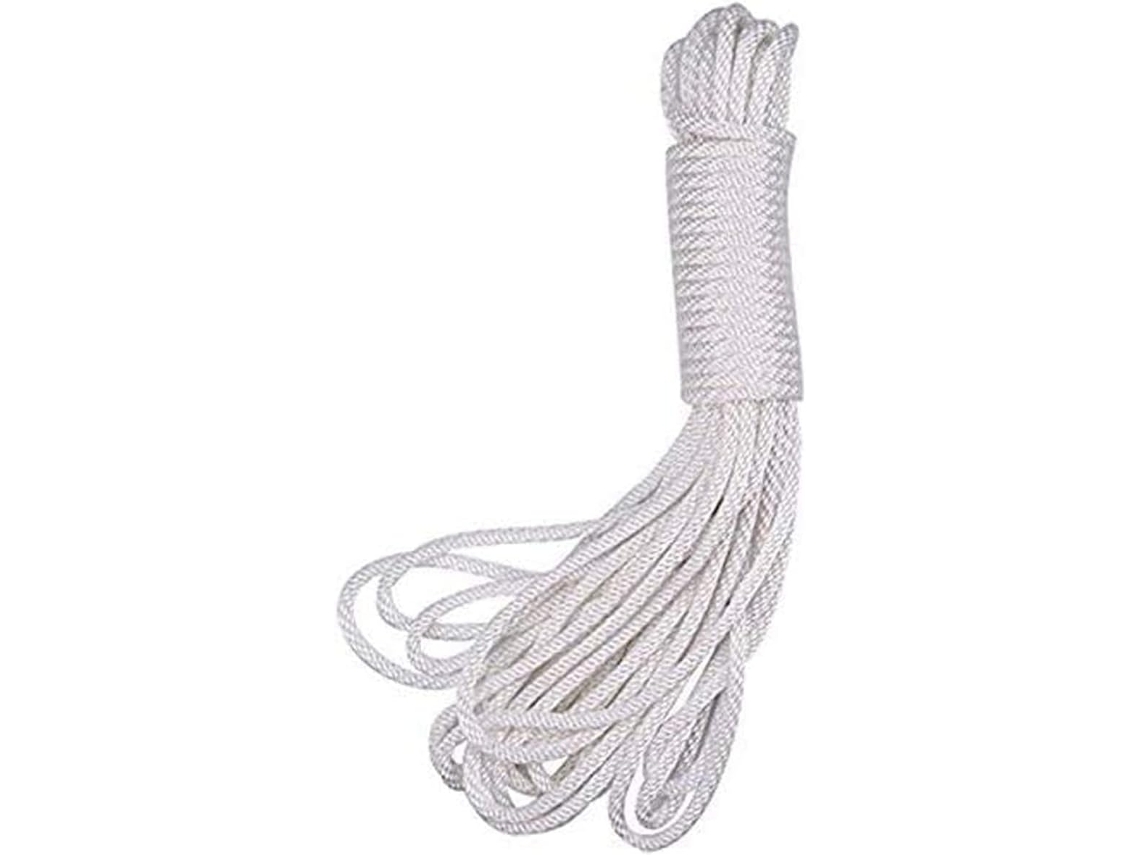 20 Metros De Nylon Branco Para Pendurar Quadros E Muito Mais -aquaforge
