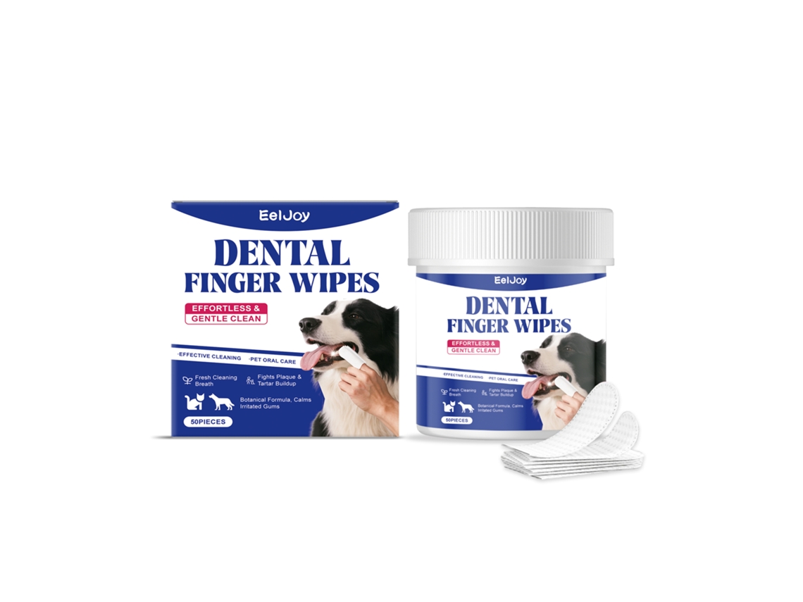 Higiene Dental para Animais de Estimação com Toalhas LAXISCREED, Prática e Eficiente